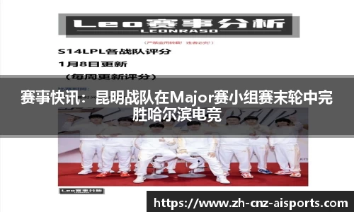 赛事快讯：昆明战队在Major赛小组赛末轮中完胜哈尔滨电竞